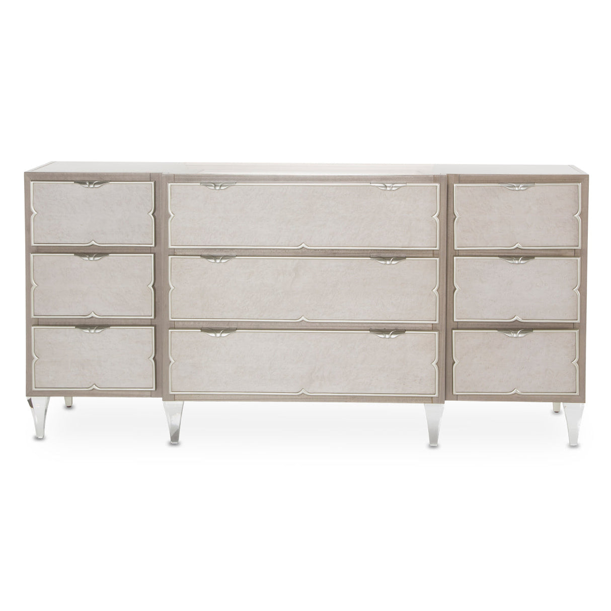 Aico Furniture - Camden Court Storage Console-Dresser In Pearl - 9005050-126