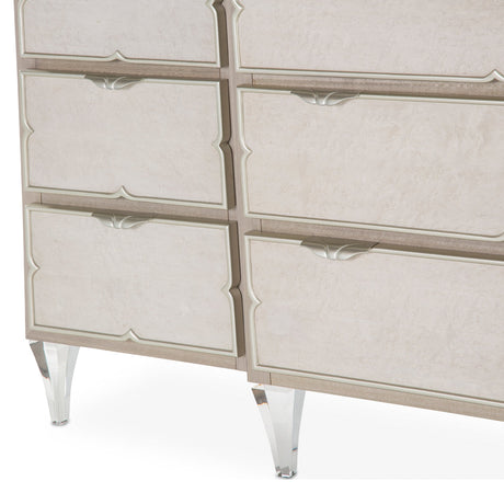 Aico Furniture - Camden Court Storage Console-Dresser In Pearl - 9005050-126