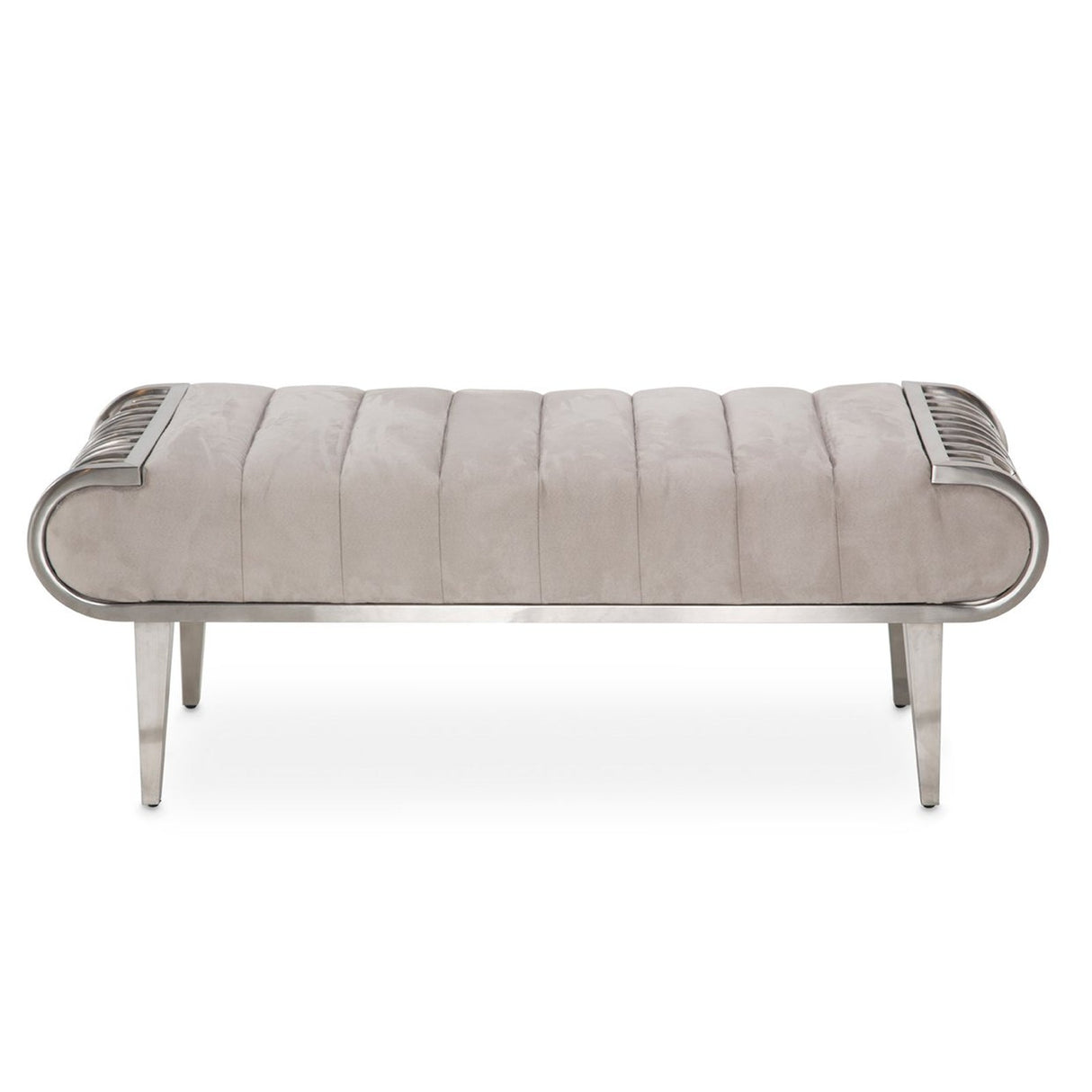 Michael Amini Roxbury Park Channel Tufted Bench - Home Elegance USA