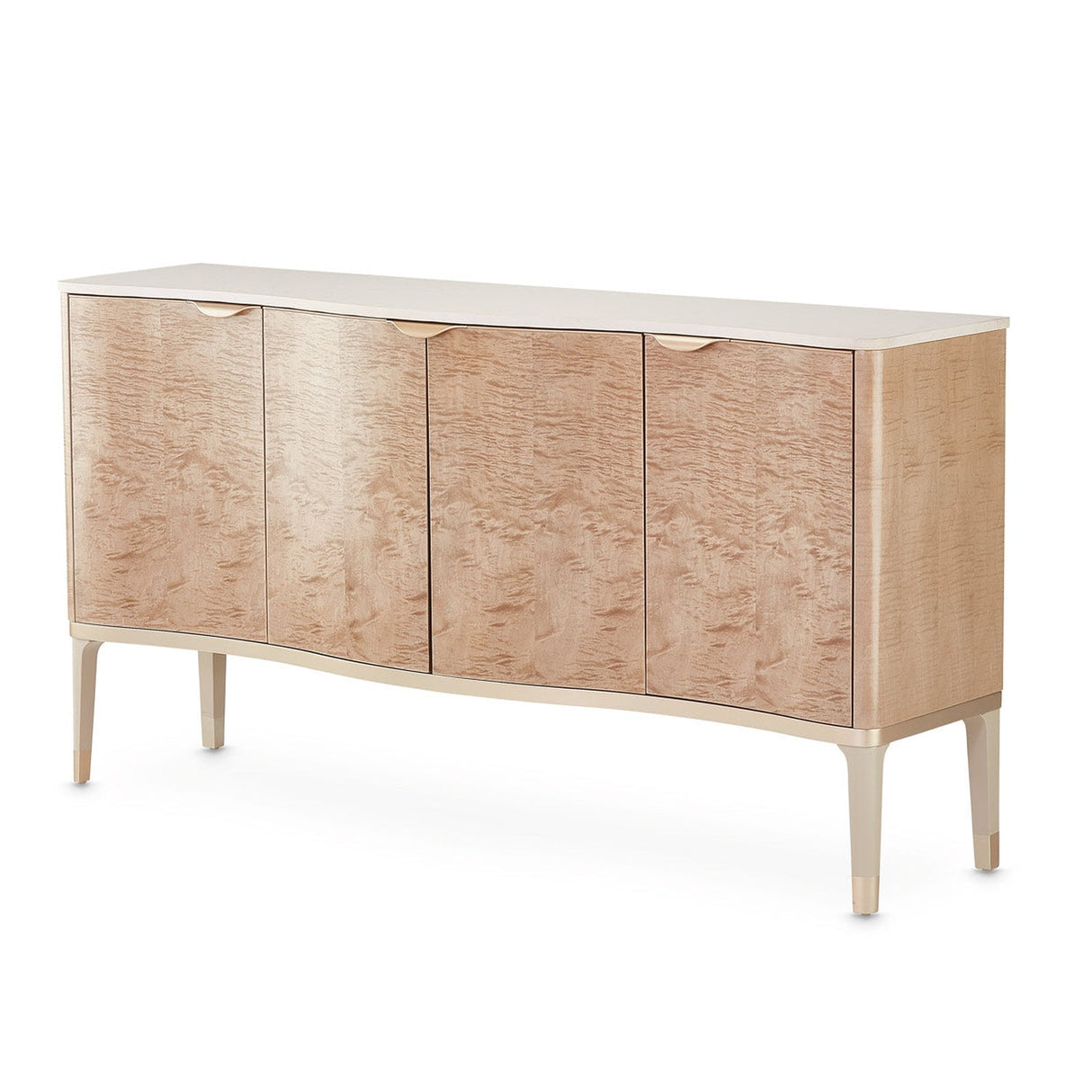 Aico Furniture - Malibu Crest Sideboard - Blush - N9007007-131 - Home Elegance USA