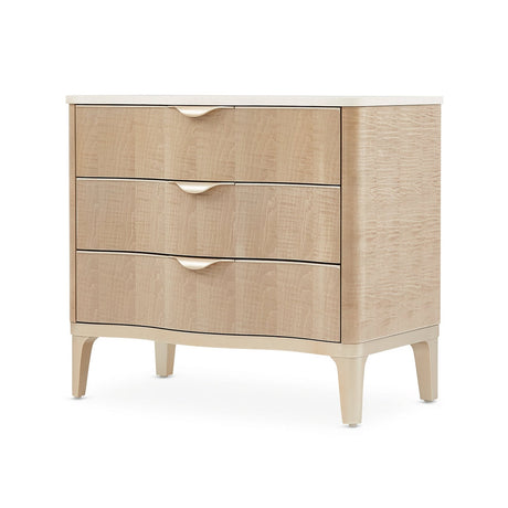 Michael Amini Malibu Crest 3 Drawer Nightstand - Home Elegance USA