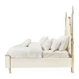 Michael Amini Malibu Crest Scalloped Poster Bed - Home Elegance USA