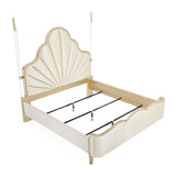 Michael Amini Malibu Crest Scalloped Poster Bed - Home Elegance USA