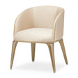 Michael Amini Malibu Crest Crotch Mahogany Vanity Chair - Home Elegance USA