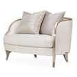 Michael Amini Malibu Crest & Half Accent Chair - Home Elegance USA