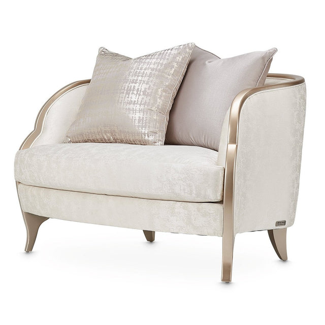 Michael Amini Malibu Crest & Half Accent Chair - Home Elegance USA