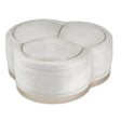 Michael Amini Malibu Crest Cocktail Ottoman - Home Elegance USA