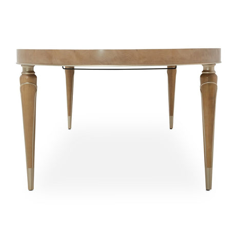 Michael Amini Villa Cherie Caramel Oval Dining Table - Home Elegance USA