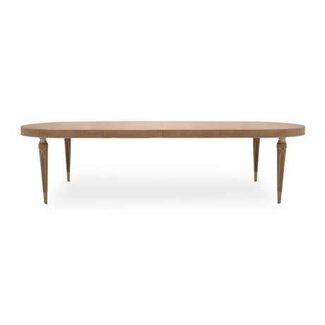 Michael Amini Villa Cherie Caramel Oval Dining Table - Home Elegance USA