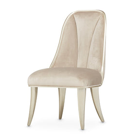 Michael Amini Villa Cherie Hazelnut Dining Side Chair - Set Of 2 - Home Elegance USA