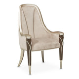 Michael Amini Villa Cherie Hazelnut Arm Chair - Home Elegance USA