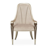 Michael Amini Villa Cherie Hazelnut Arm Chair - Home Elegance USA