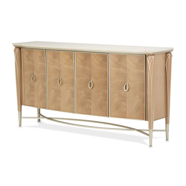 Michael Amini Villa Cherie Caramel Sideboard - Home Elegance USA