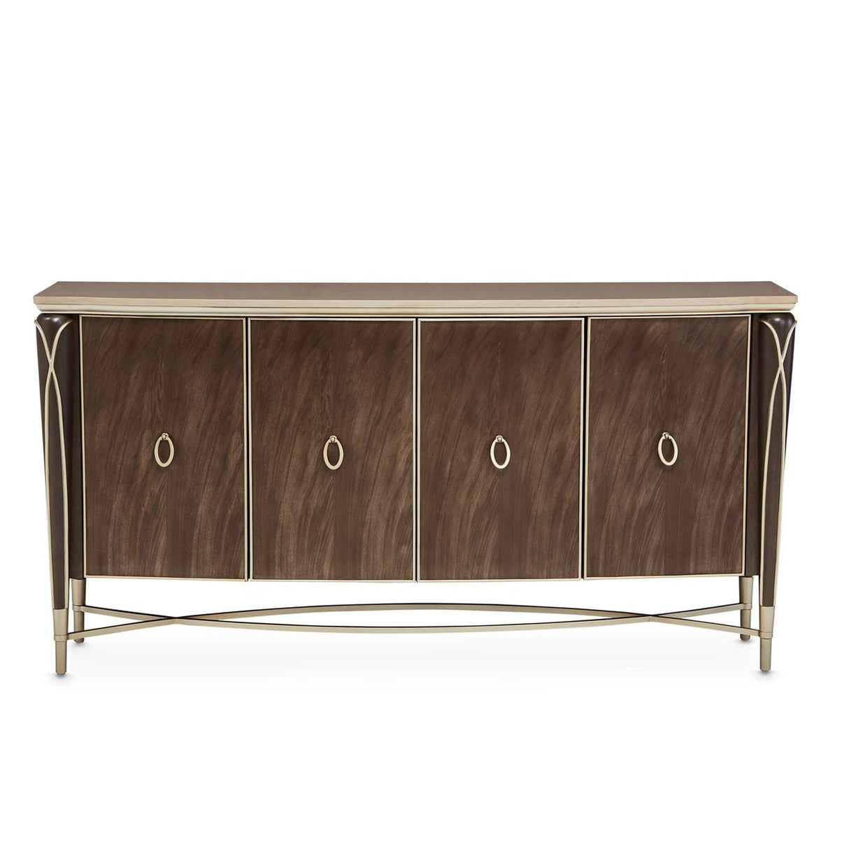 Michael Amini Villa Cherie Hazelnut Sideboard - Home Elegance USA