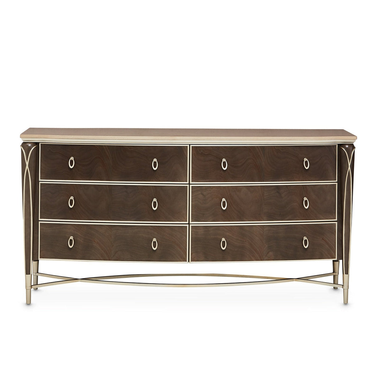 Michael Amini Villa Cherie Hazelnut Dresser - Home Elegance USA