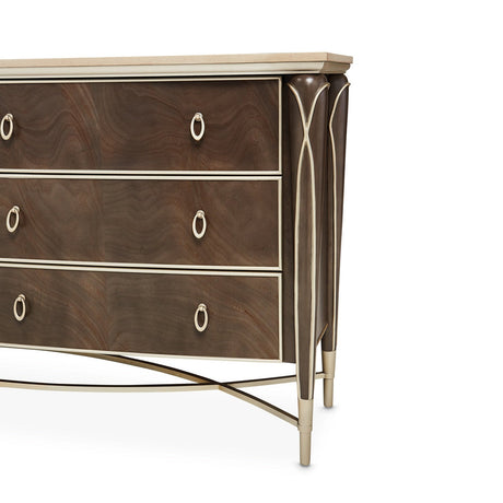 Michael Amini Villa Cherie Hazelnut Dresser - Home Elegance USA