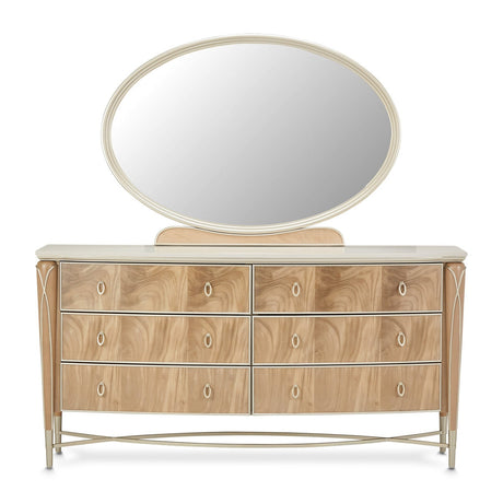 Michael Amini Villa Cherie Hazelnut Dresser - Home Elegance USA