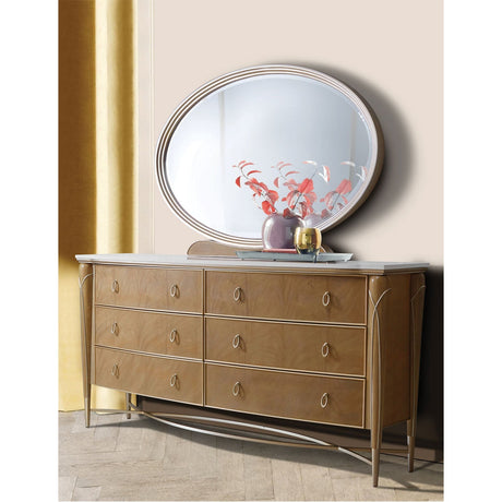 Michael Amini Villa Cherie Hazelnut Dresser - Home Elegance USA