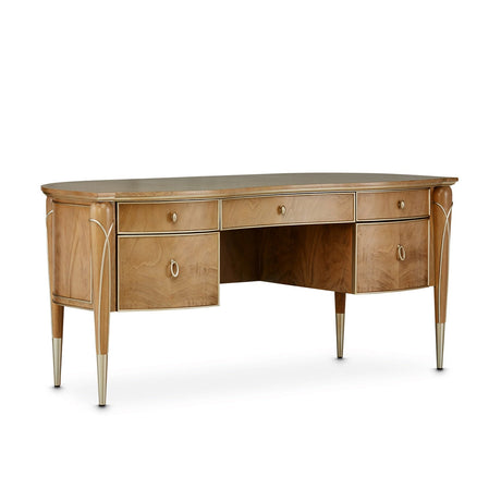 Michael Amini Villa Cherie Caramel Desk - Home Elegance USA