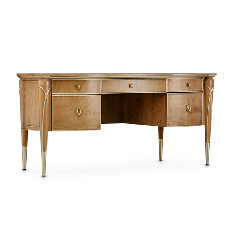 Michael Amini Villa Cherie Caramel Desk - Home Elegance USA