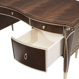 Michael Amini Villa Cherie Hazelnut Desk - Home Elegance USA