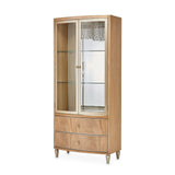 Michael Amini Villa Cherie Caramel Display Cabinet - Home Elegance USA