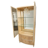 Michael Amini Villa Cherie Caramel Display Cabinet - Home Elegance USA