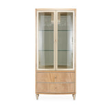 Michael Amini Villa Cherie Caramel Display Cabinet - Home Elegance USA