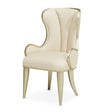 Michael Amini Villa Cherie Caramel Desk Chair - Home Elegance USA