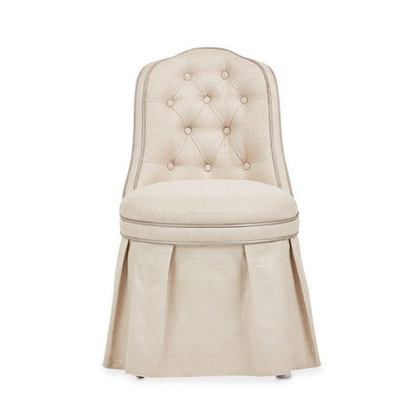 Michael Amini Villa Cherie Tufted Vanity Chair - Home Elegance USA