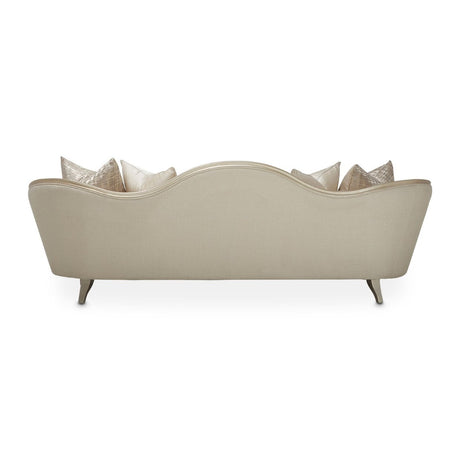 Michael Amini Villa Cherie Caramel Sofa - Home Elegance USA