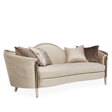 Michael Amini Villa Cherie Hazelnut Sofa - Home Elegance USA