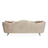 Michael Amini Villa Cherie Hazelnut Sofa - Home Elegance USA