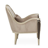 Michael Amini Villa Cherie Hazelnut Accent Chair - Home Elegance USA