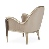 Michael Amini Villa Cherie Hazelnut Accent Chair - Home Elegance USA