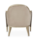 Michael Amini Villa Cherie Hazelnut Accent Chair - Home Elegance USA