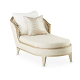 Michael Amini Villa Cherie Caramel Chaise - Home Elegance USA