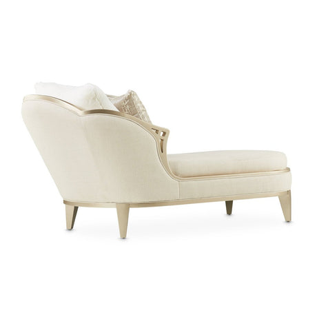 Michael Amini Villa Cherie Caramel Chaise - Home Elegance USA