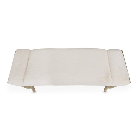 Michael Amini Villa Cherie Hazelnut Bed Bench - Home Elegance USA