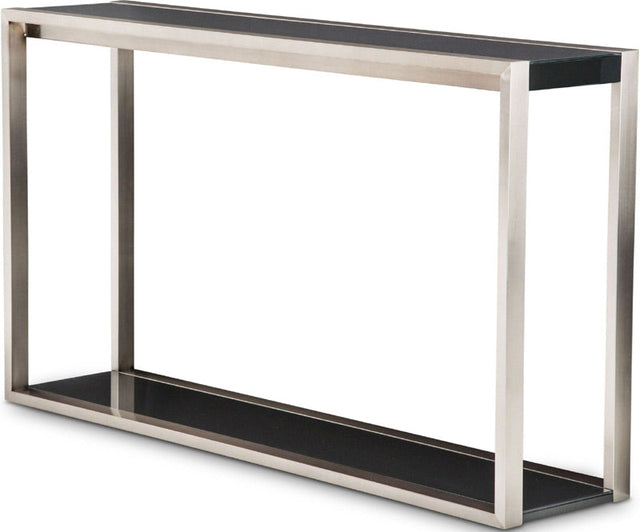 Aico Furniture - Metro Lights Midnight Console Table - 9010223-809