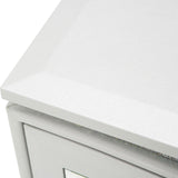 Michael Amini Melrose Plaza Upholstered Nightstand - Home Elegance USA