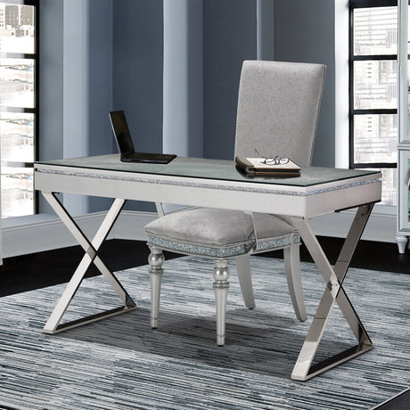 Michael Amini Melrose Plaza Writing Desk - Home Elegance USA