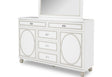 Sky Tower Storage Console Cloud White 4-Door Credenza Dresser – AICO
