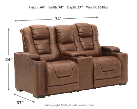 Owner's Box - Thyme - 3 Pc. - Power Sofa, Loveseat, Recliner - Home Elegance USA