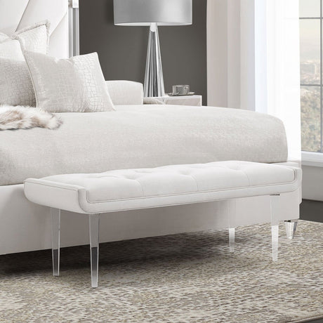 Michael Amini Lanterna Bed Bench - Home Elegance USA