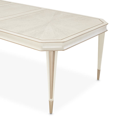 Aico Furniture - La Rachelle Rectangular Dining Table In Medium Champagne - 9034000-136