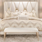 Michael Amini La Rachelle Upholstered Panel Bed - Home Elegance USA
