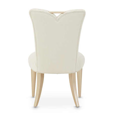 Aico Furniture - La Rachelle Side Chair In Medium Champagne (Set Of 2) - 9034003-136