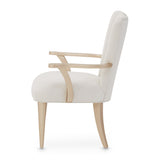 Aico Furniture - La Rachelle Arm Chair In Medium Champagne (Set Of 2) - 9034004-136