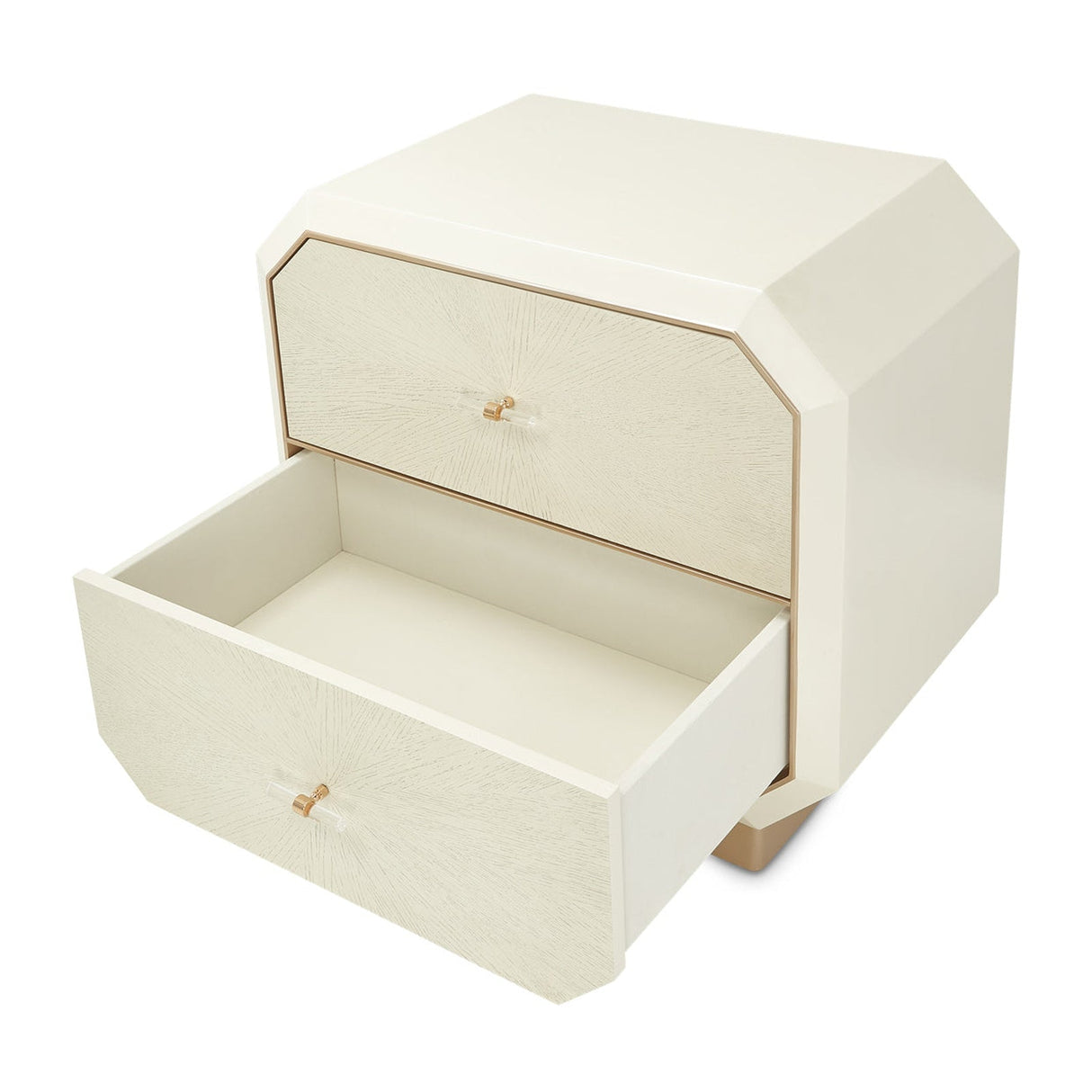 Michael Amini La Rachelle 2 Drawers Nightstand - Home Elegance USA